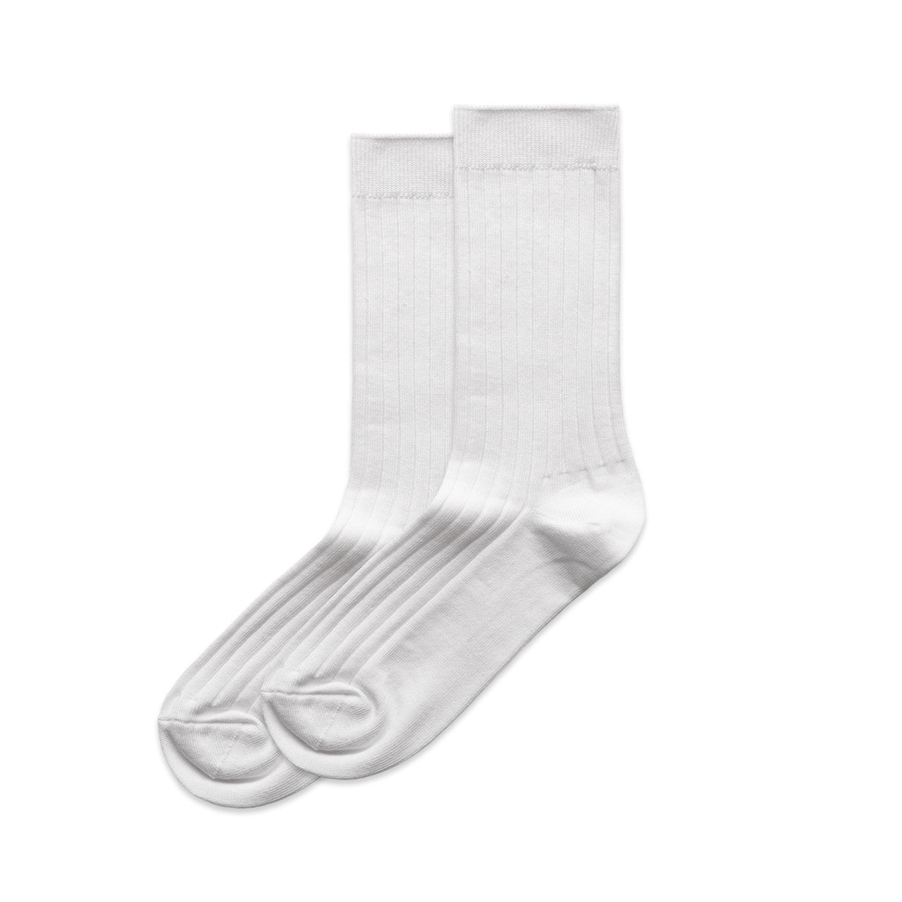 WOS RIB SOCKS (2PK) BLACK ONE SIZE