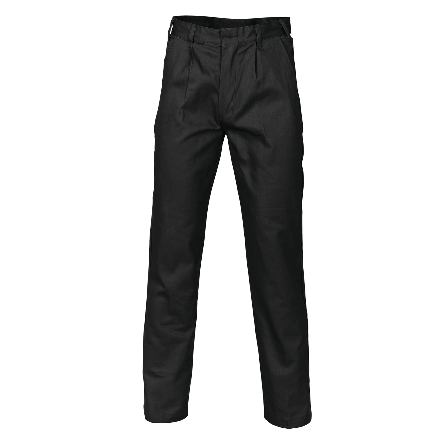 Cotton Drill Work Pants - Black