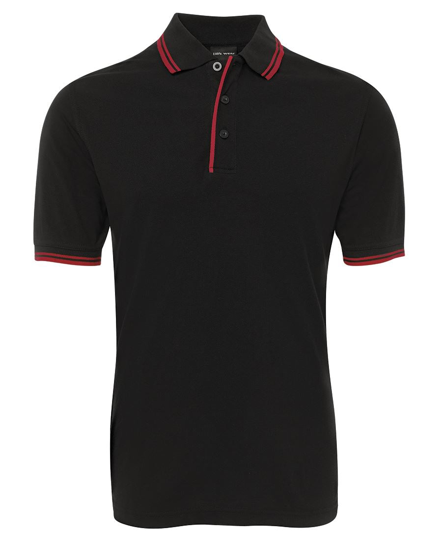 JB's CONTRAST POLO - Navy/Green