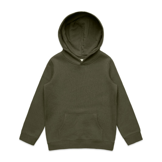 YOUTH SUPPLY HOOD ARMY SIZE 8