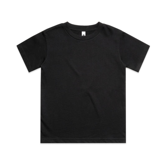 YOUTH CLASSIC TEE BLACK SIZE 8