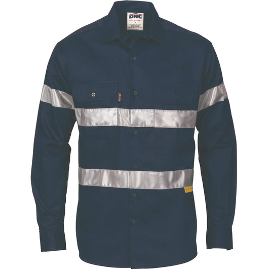 HiVis Drill Shirt with 3M R/Tape
- long sleeve