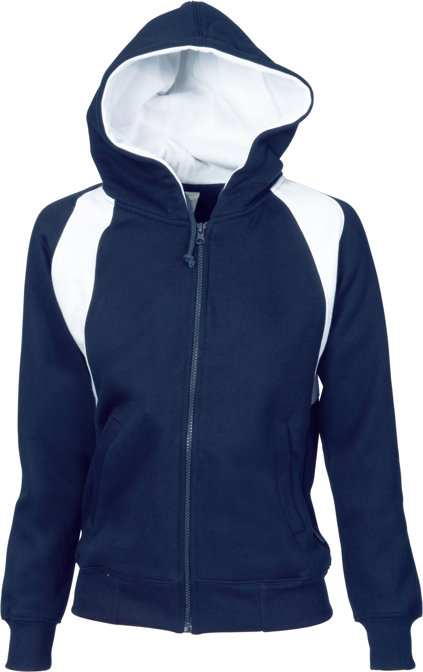 Ladies Contrast Panel Fleecy