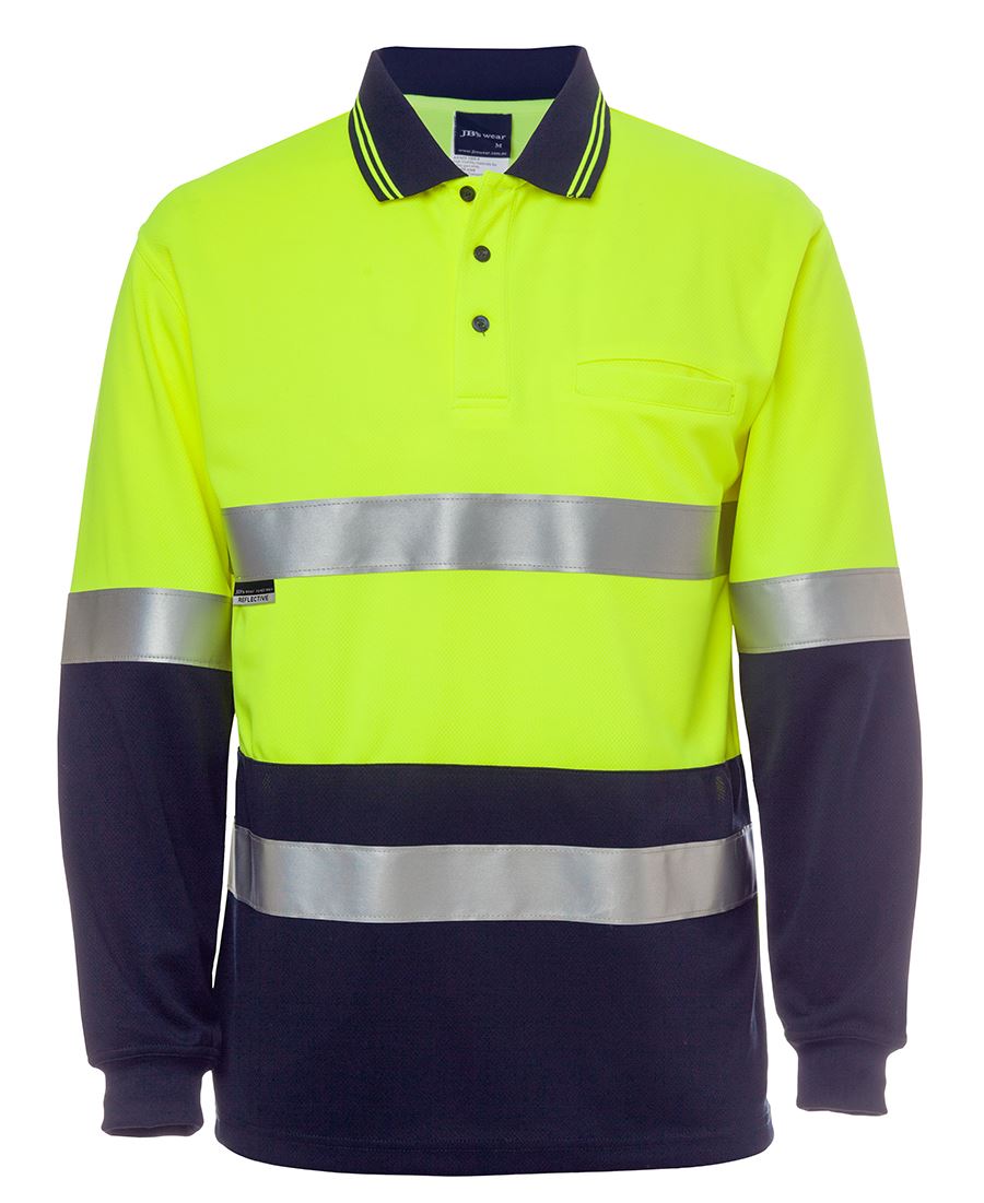JB's HV L/S (D+N) COTTON BACK POLO