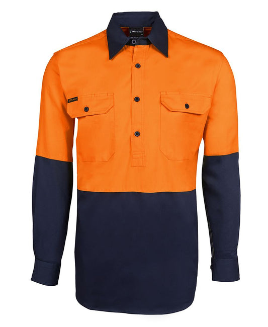 JB's HV CLOSE FRONT L/S 190G SHIRT