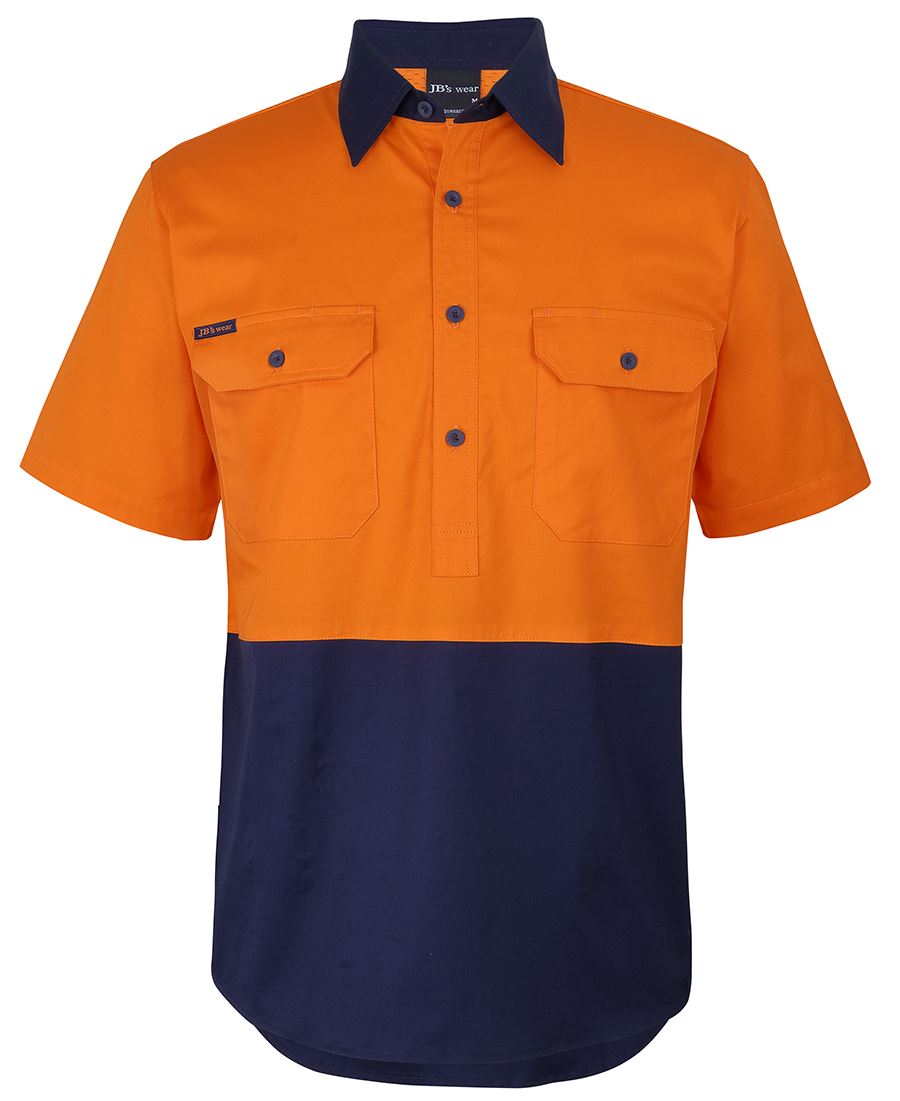 JB's HV CLOSE FRONT S/S 150G WORK SHIRT