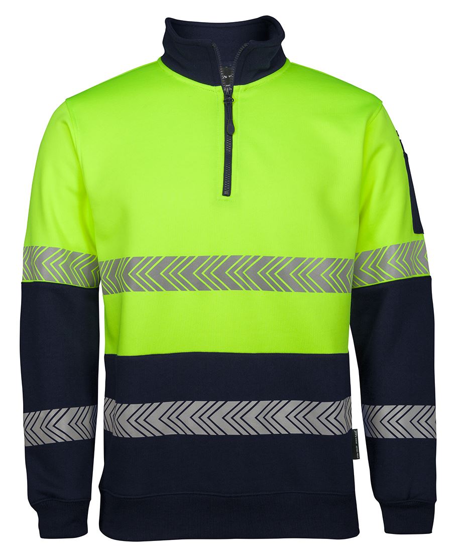 JB's HV 1/2 ZIP SEGMENTED TAPE FLEECY