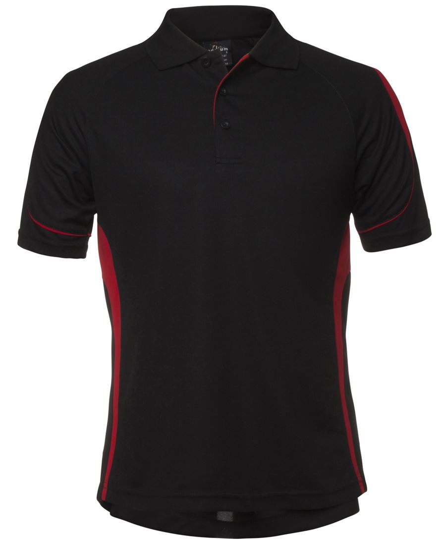 PDM BELL POLO - Black/Orange