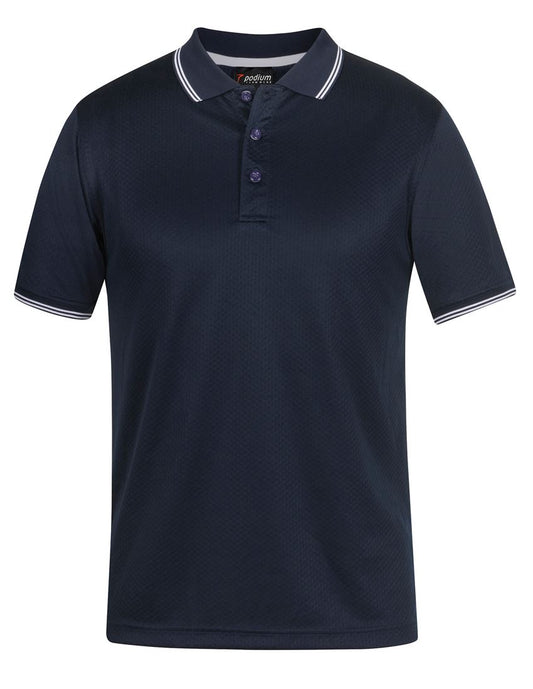 PDM JACQUARD CONTRAST POLO