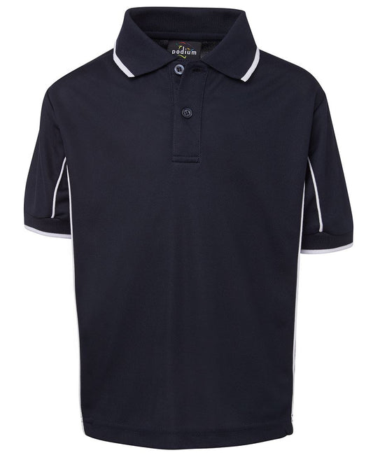 PODIUM KIDS S/S PIPING POLO