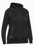 Women's Fleece Zip Front Hoodie with Sherpa Lining