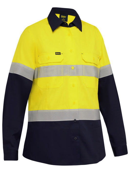Women's Taped Hi Vis Riipstop Vented Shirt