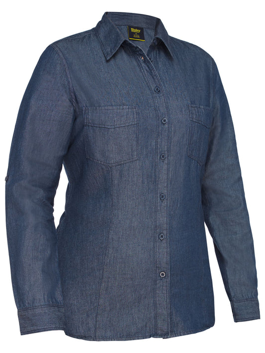 Womens Denim Work Shirt
