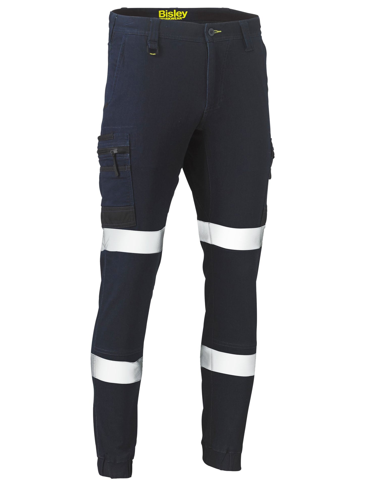 Flx & Move™ Taped Stretch Denim Cargo Cuffed Pants