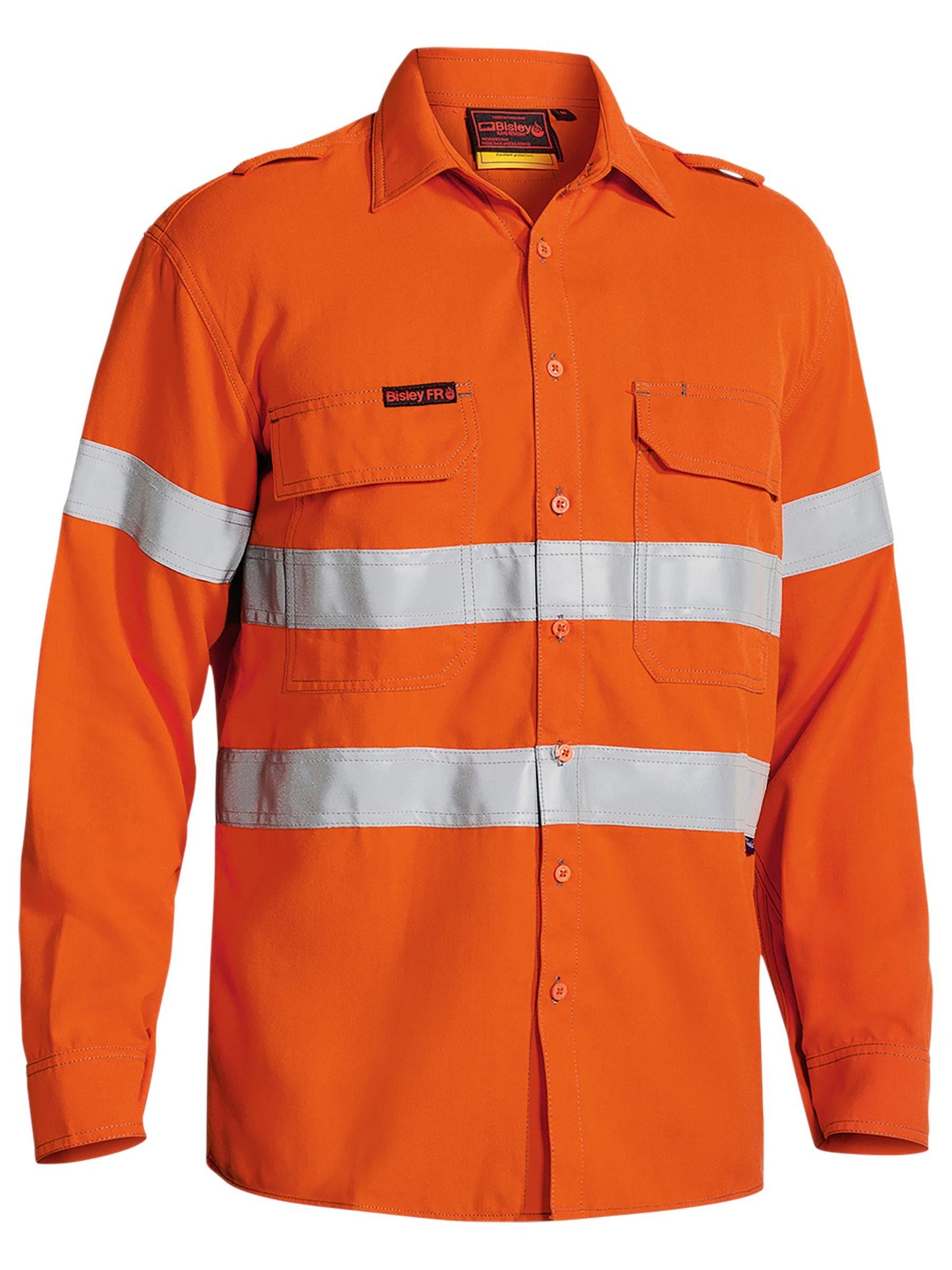 TenCate Tecasafe® Plus 580 Taped Hi Vis Lightweight FR Vented Shirt