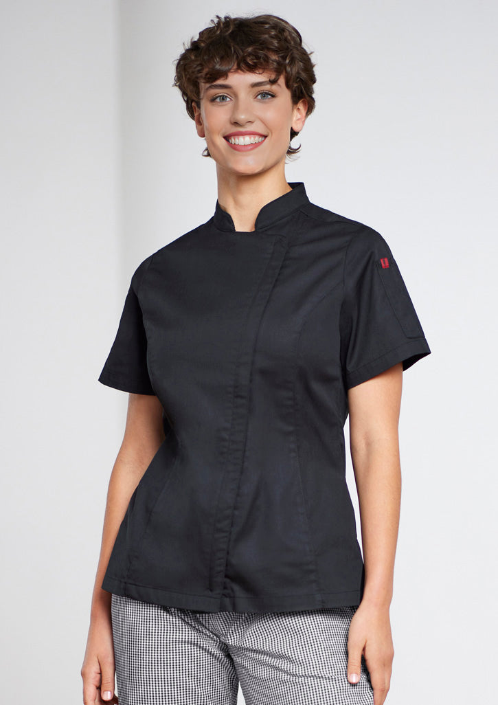 Womens Alfresco Short Sleeve Chef Jacket