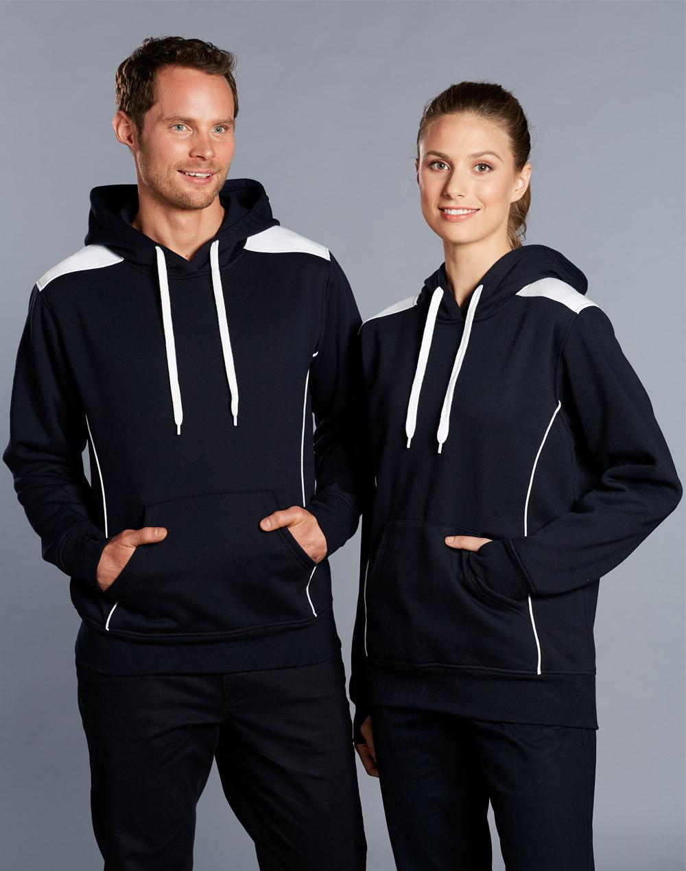 Adult's Kangaroo Pocket Contrast Hoodie