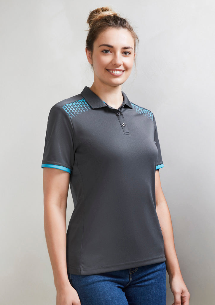 Womens Galaxy Short Sleeve Polo