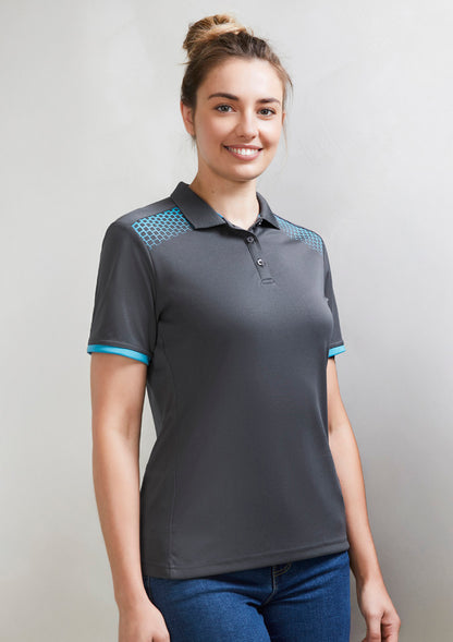 Womens Galaxy Short Sleeve Polo