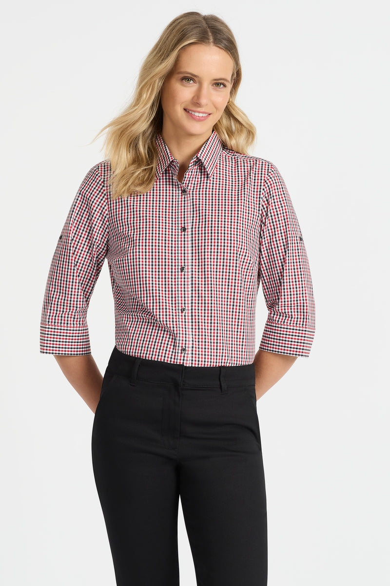 Hudson - Ladies 3/4 Sleeve Shirt