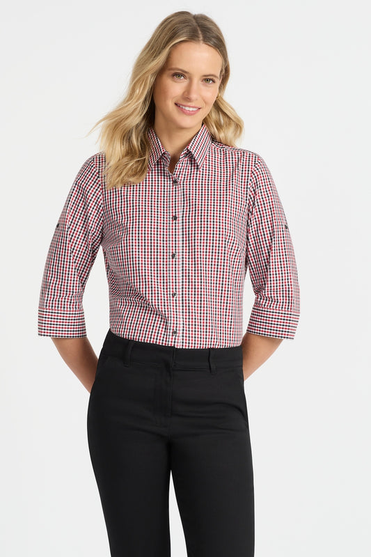 Hudson - Ladies 3/4 Sleeve Shirt
