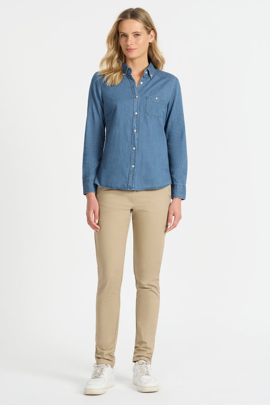 Dylan - Ladies Long Sleeve Shirt